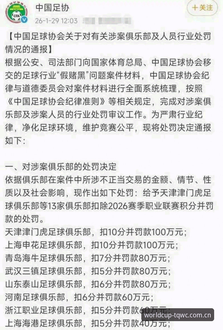 足协第三批禁足名单公布后，2026世界杯数据怎么样才能保证公平观赛？
